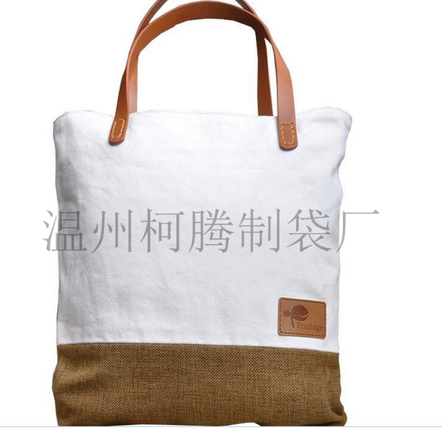 厂家定做帆布手提袋子 棉麻布袋定制 全棉广告单肩包袋印logo