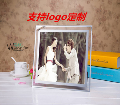 授權證書玻璃水晶相框影樓婚紗照兒童擺台6寸587寸A4廠家批發定制