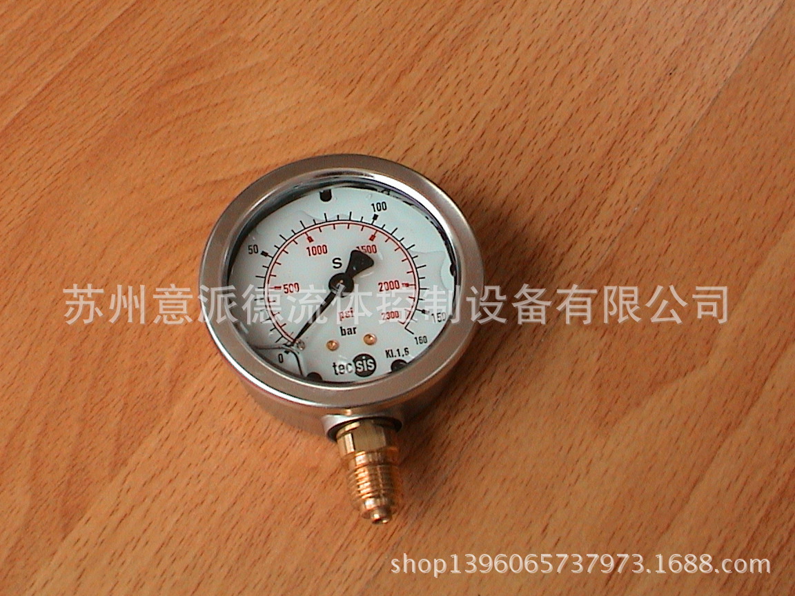 tecsis压力表  tecsis机械耐震压力表P1453/P1454
