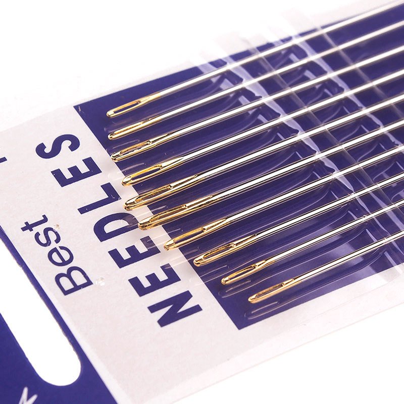 도매 공급 손 바느질 바늘 바느질 바늘 큰 눈 금 꼬리 DIY 가죽 예술 가죽 바느질 가죽 바늘 DIY 액세서리