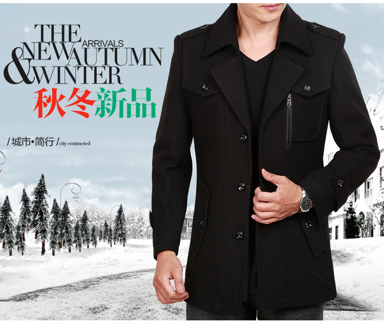 Manteau homme en Laine - Ref 3419035 Image 14