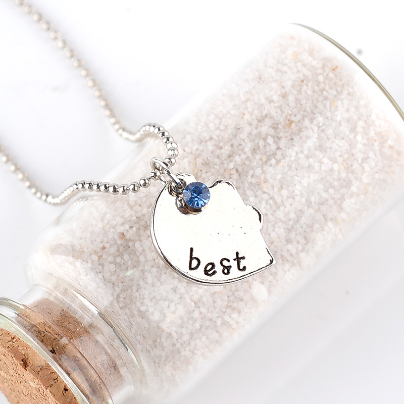 New fashion good friend three-piece Best FriendsForever love accessories necklace