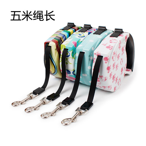 Printed automatic pet leash retractable leash dog retractable leash dog leash dog leash