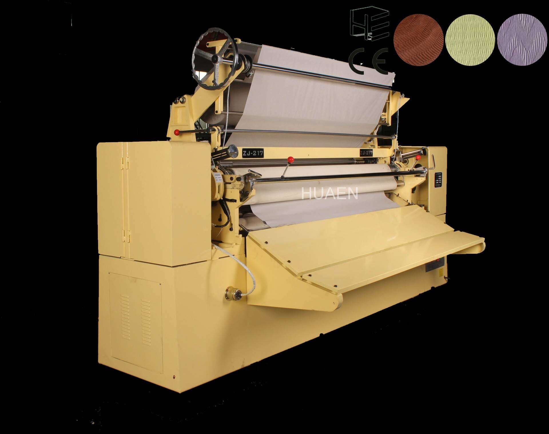 专业生产褶景机、压绉机、压摺机、打绉机、打褶机机械设备