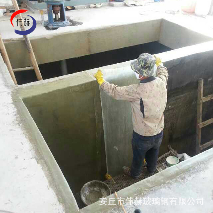 涂装酸洗线玻璃钢   盐酸槽罐玻璃钢   地面玻璃钢