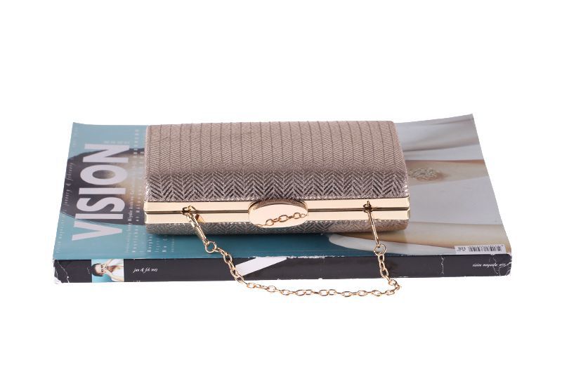 Clutch Bag Dinner Bag Plaid Synthetic Leather Hard Shell Women's Bag Small Square Bag display picture 6