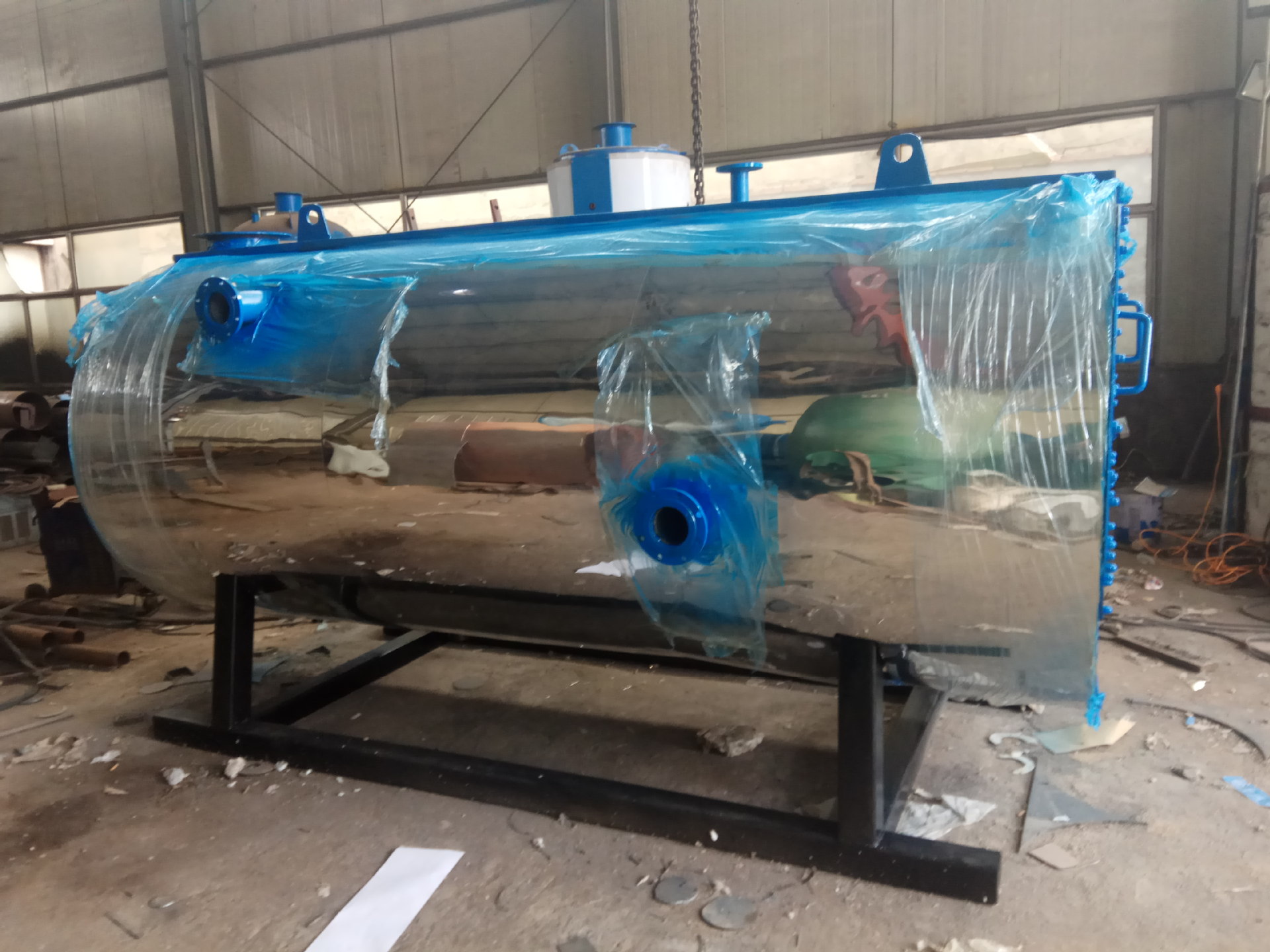 洗衣房燃气全自动燃气锅炉 干洗店酒店餐具清洗被罩消毒蒸汽锅炉