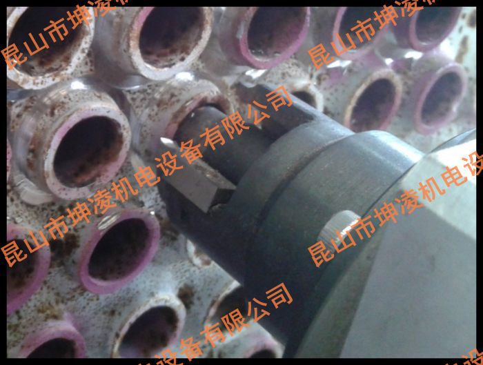 源头厂家旧换热器清除管板焊缝设备只清除焊缝不破坏管口