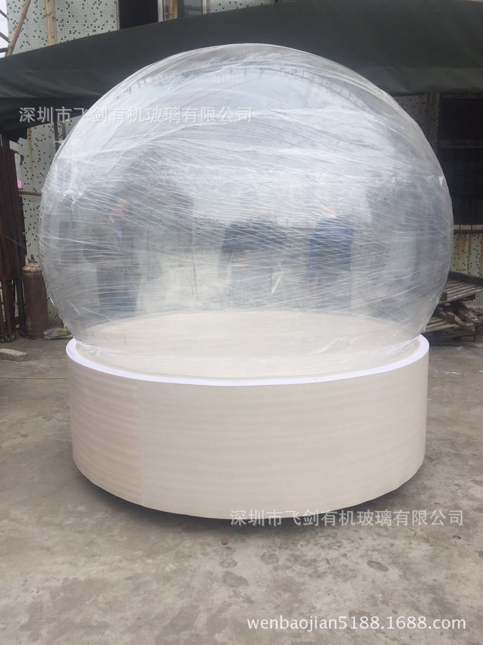 亚克力空心球装饰球美陈展示异形球商业宣传装饰道具橱窗装饰