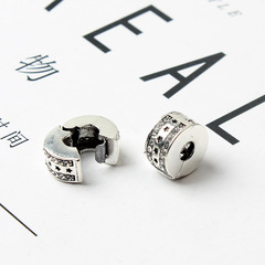 跨境亞馬遜熱銷星星鑲鑽定位扣 DIY百搭精巧合金手鍊配件批發