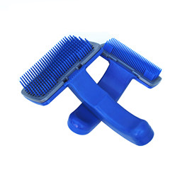 New pet comb Yijian hair removal needle comb pet grooming massage dog brush pet supplies