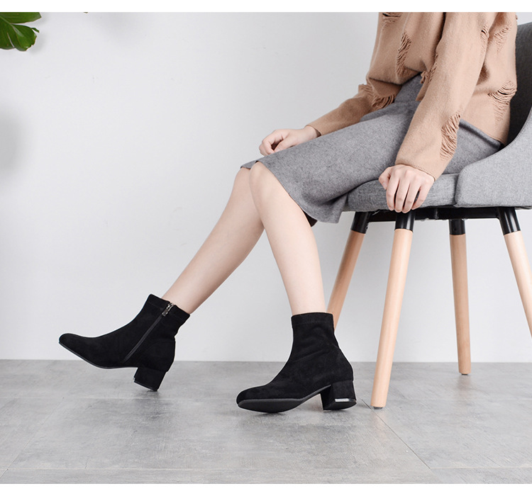 Bottes femme en Daim - Ref 3354814 Image 22