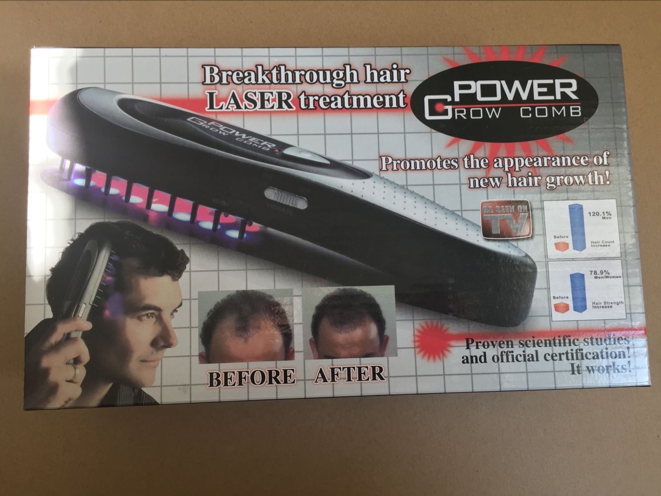 Laser Massage Comb Head Massager