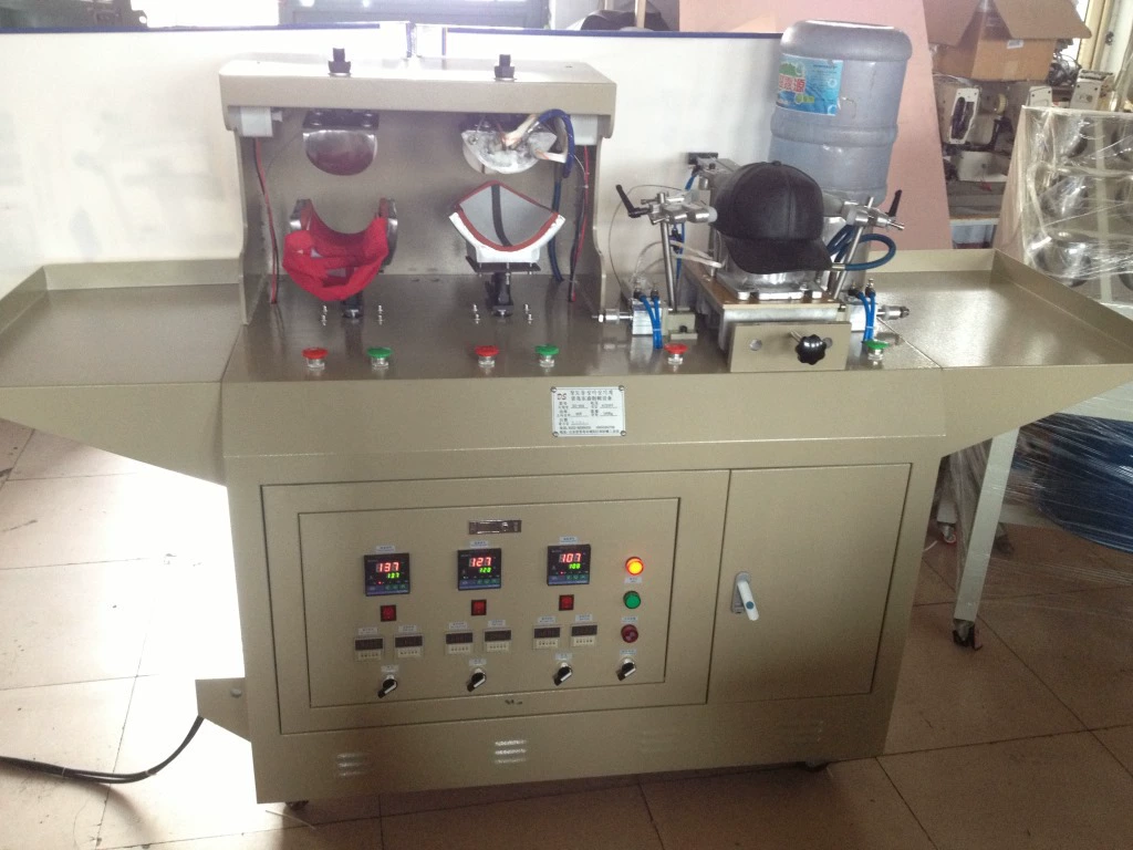 Гладильная машина для шляп с тремя головками