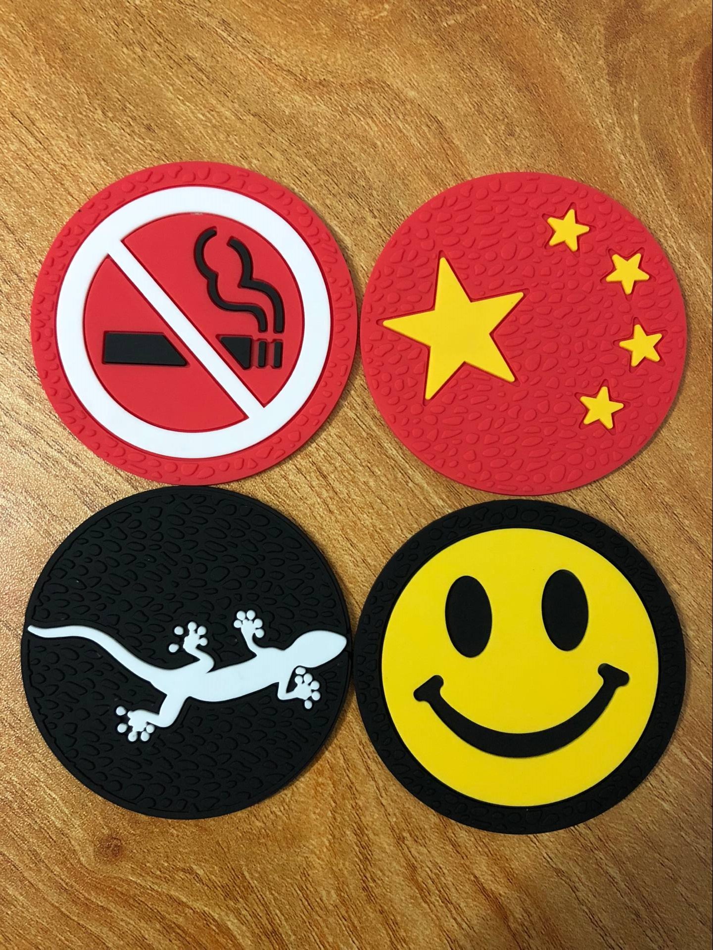 卡通PVC可愛杯墊 矽膠杯子墊 創意防滑隔熱餐墊 杯墊定制廠家直銷