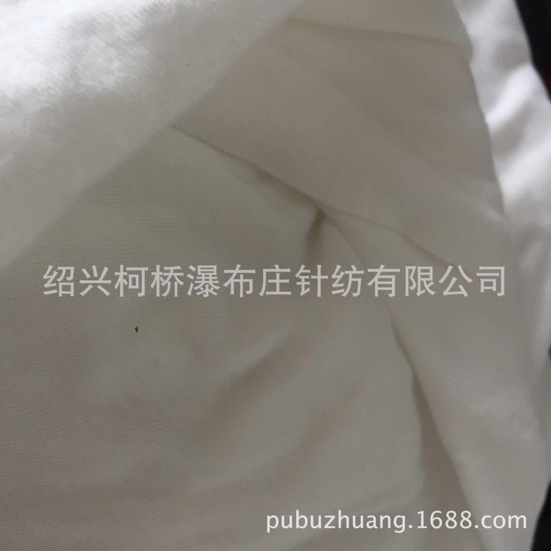 厂家直销针织全涤1X1无弹罗纹起毛布 全涤罗纹抓毛