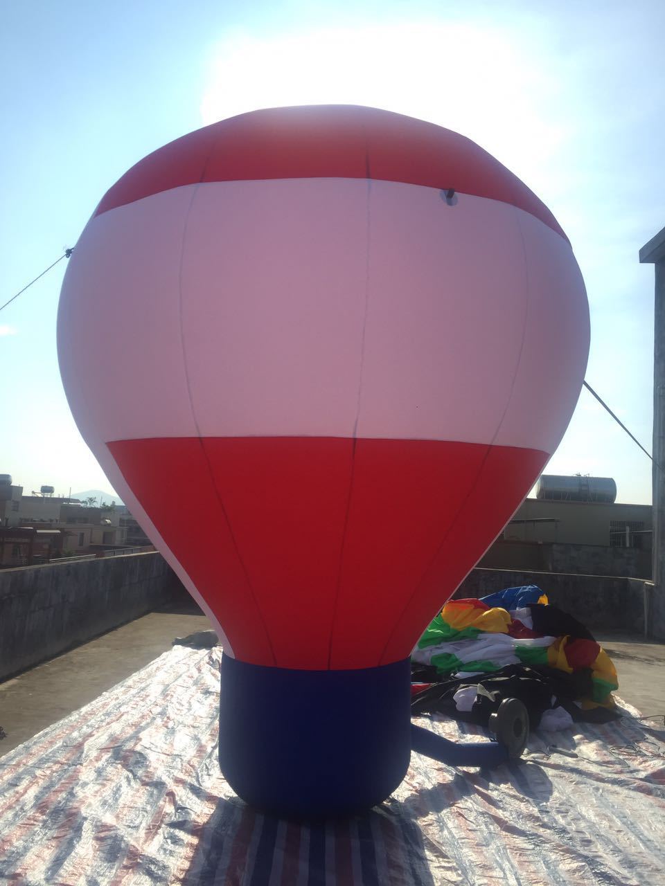 供应景观大型充气热气球 广告展览热气球模型 升空广告球特价出售