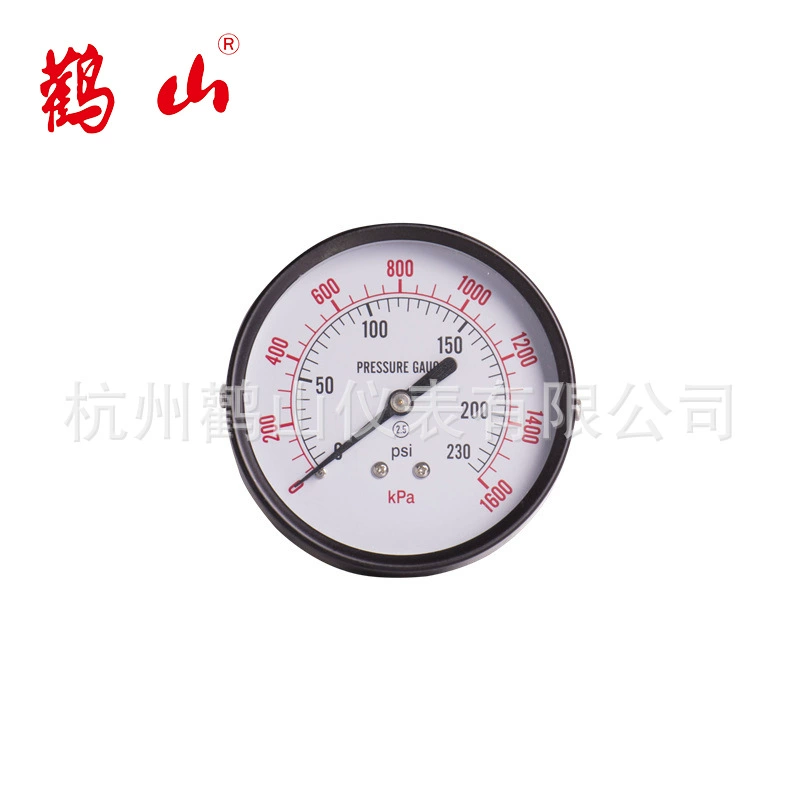 Y40Z экспортный манометр, осевой манометр, экологически чистый материал, пневматический манометр ROHS, прямая продажа с фабрики