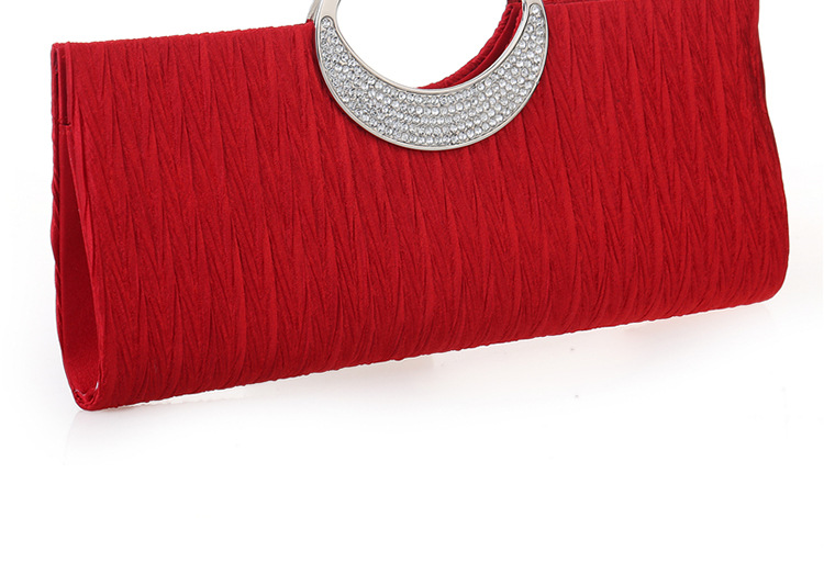 Party Occasion satin Material Satin Solid Color Evening Bags