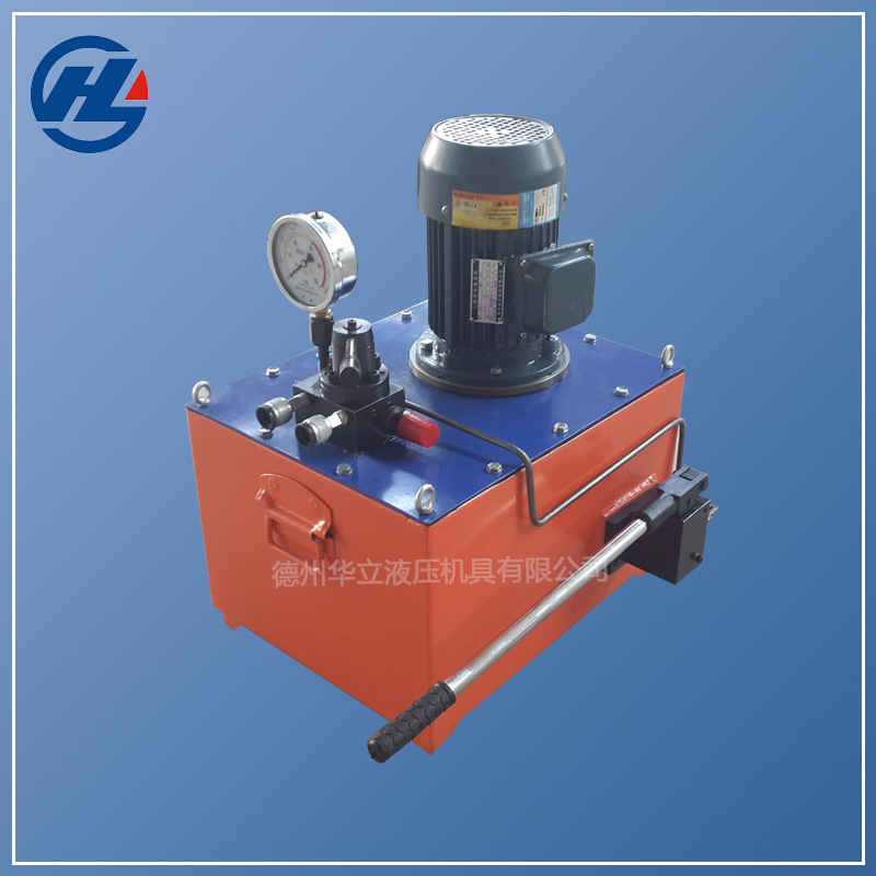 3KW电动液压泵站 双作用手电一体液压泵 63MPa超高压手电一体泵