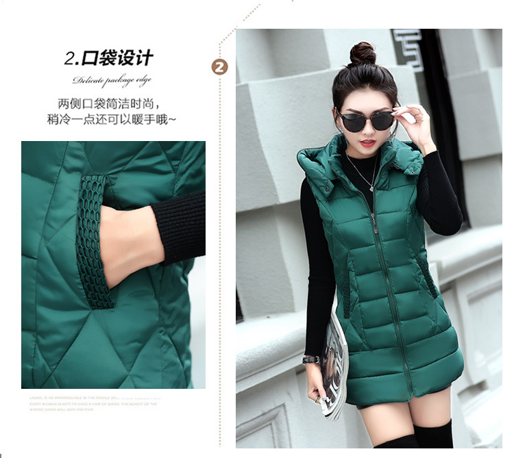 Gilet femme en Mélange de coton - Ref 3318181 Image 13