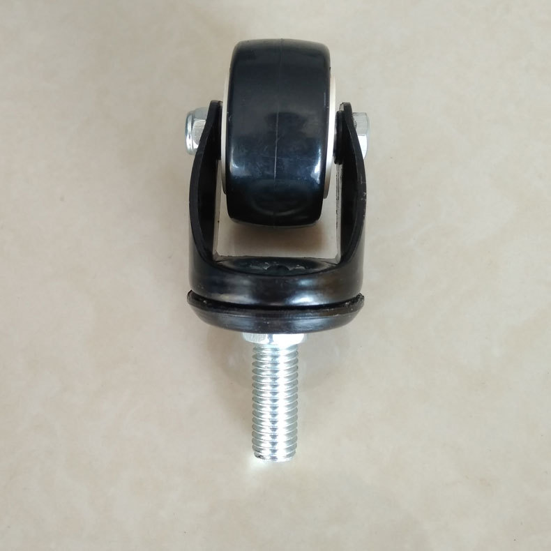 1.5寸金钻丝杆M10X25万向脚轮3