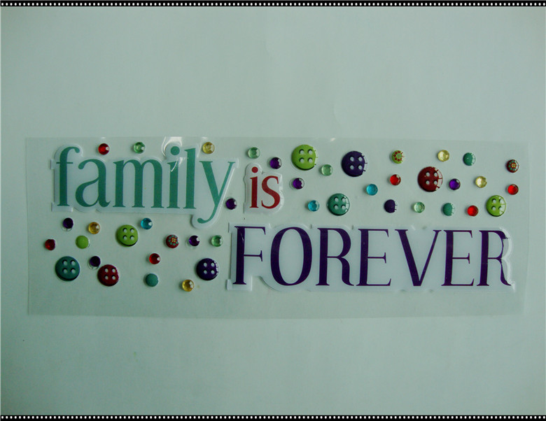 订制广告滴胶冰箱贴 水晶玻璃冰箱贴 透明玻璃冰箱贴 PVC磁石贴