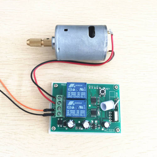 DC12V 2-way wireless remote control switch relay control board DC motor forward and reverse KR1202