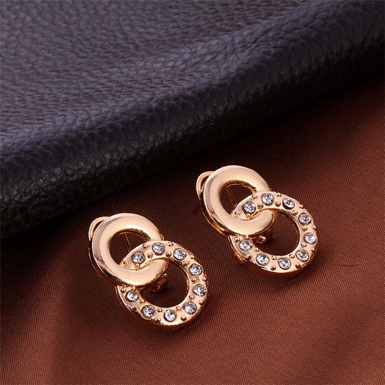 Fashion Jewelry Five-ring Suit Necklace Earrings Bracelet Ring Four-piece Wholesale Nihaojewelry display picture 4