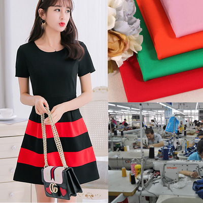 淘工廠-虎門帝馬森服裝廠小批量生産針織連衣裙來圖來樣打版定做