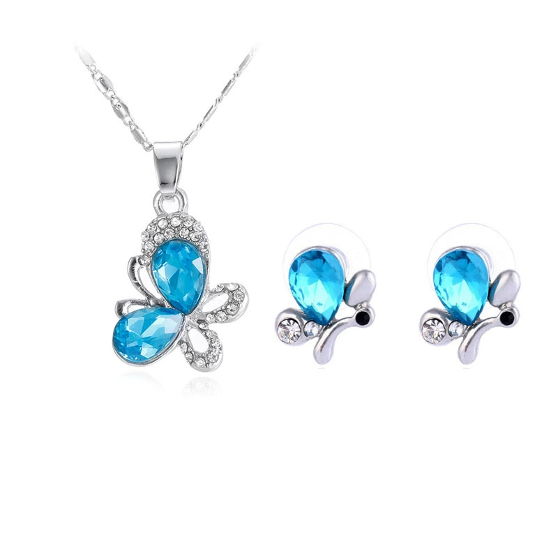 Комплект, украшения, ожерелье, серьги, Aliexpress, корейский стиль