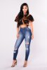 New style European and American women jeans fast