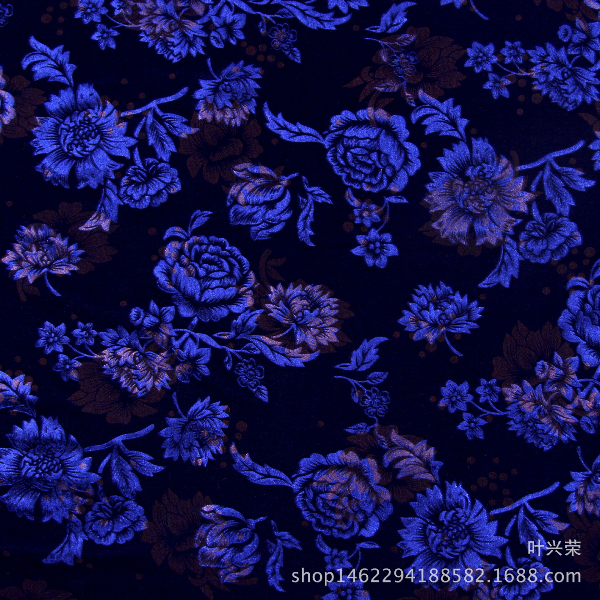 金丝绒 四方立绒布印花压花双色花型面料 棉衣马甲套装面料实惠