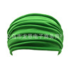 Fashionable headband, elastic colored sports scarf for mother, European style, absorbs sweat and smell