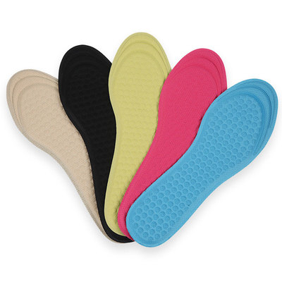 grain Insole ventilation Sweat motion shock absorption Flat shoes pad Ms. heels Insole
