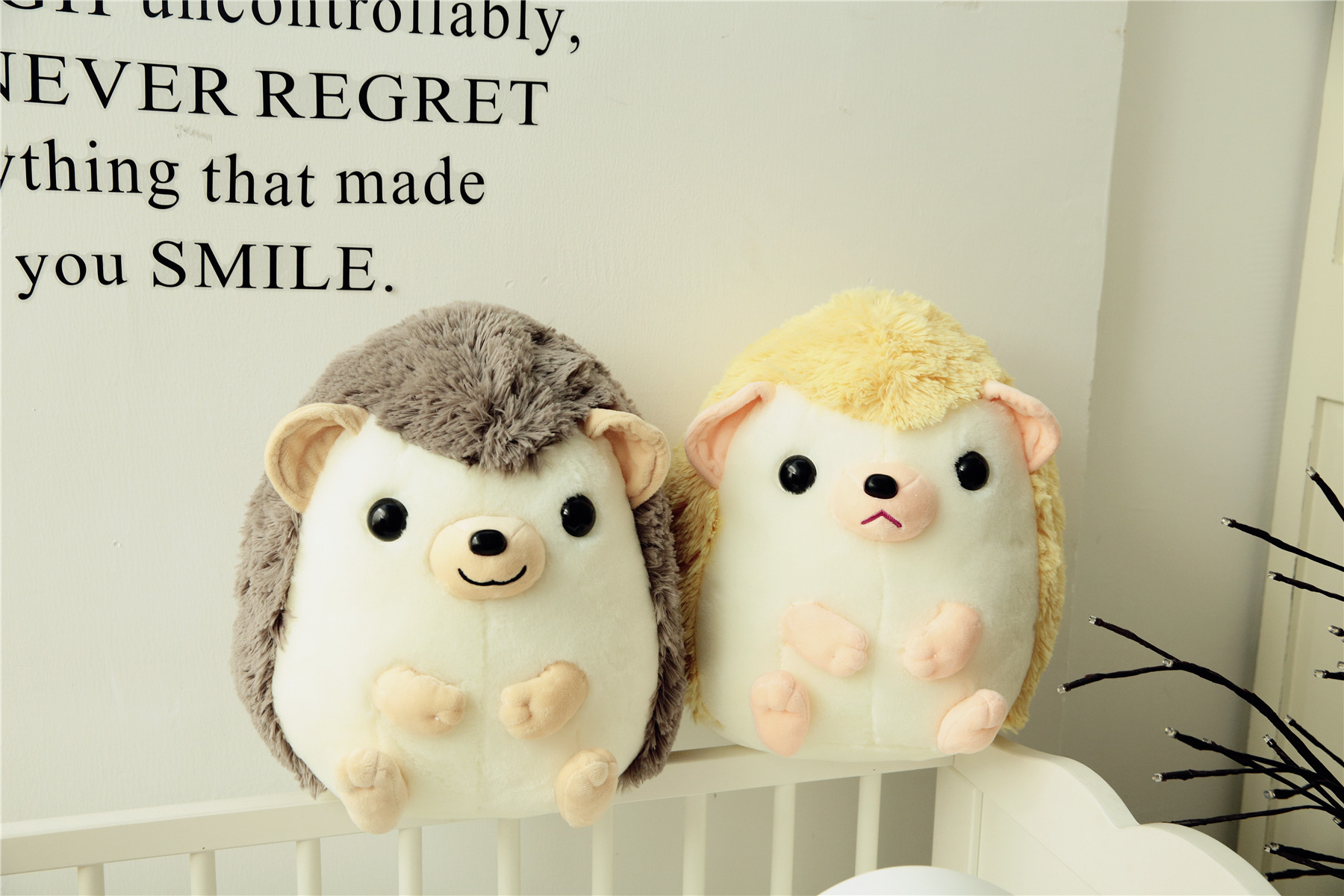 圆滚滚刺猬公仔