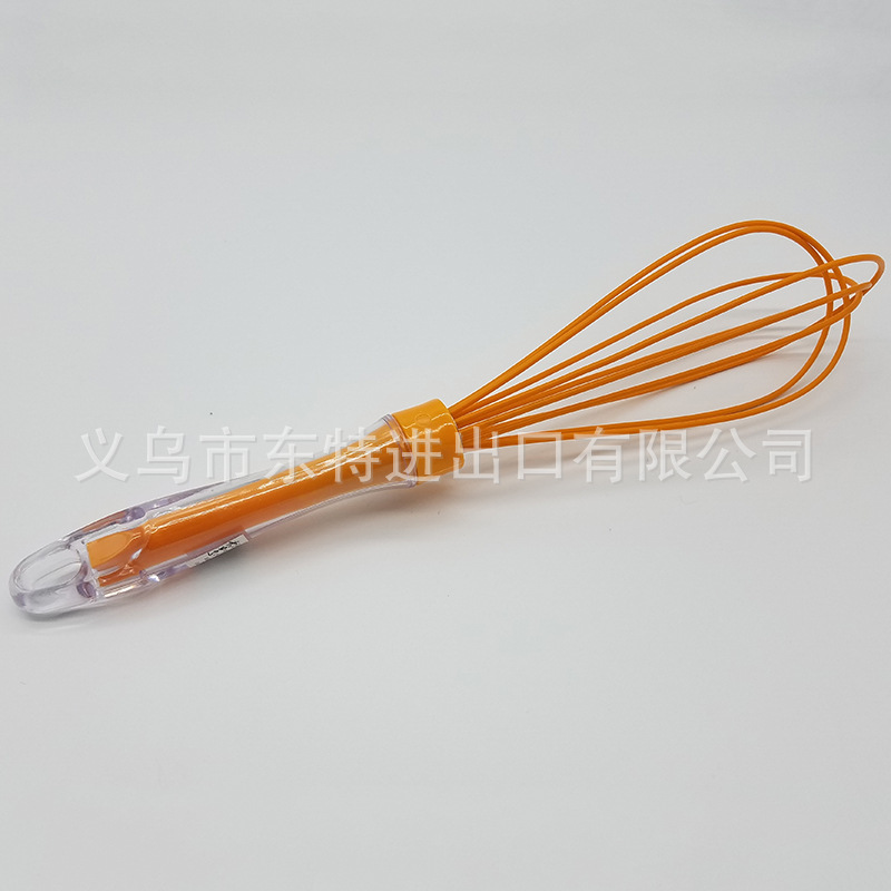 Wholesale of kitchen tools such as baking cake egg beaters and dough mixers, crystal handles, and silicone egg beaters detail image 9