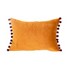 Cross -border solid color bayberry decorative pillow sleeve velvet velvet pillow pillow cushion cushion sleeve model room