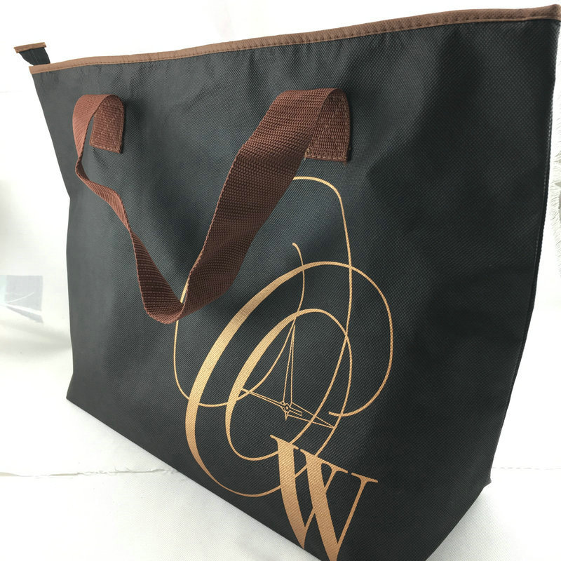 无纺布拉链袋 创意购物袋 不织布手提袋厂 衣服包装袋