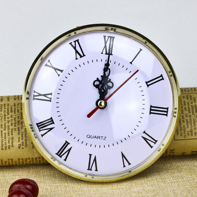 85mm镶嵌式工艺礼品钟表时间钟头，塑料更多规格请咨询|ru