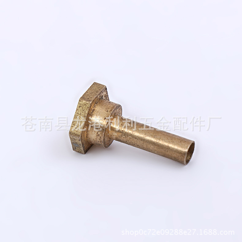 厂家批发六角铜螺母注入铜件 精密非标五金加工 定制定做