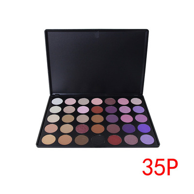 厂家直销35色眼影盘珠光哑光多色彩妆大地色系眼影爆款可贴牌OEM
