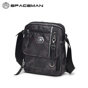 韩版男士单肩包2018斯帕曼新款迷彩休闲帆布包包男斜挎包厂家直销