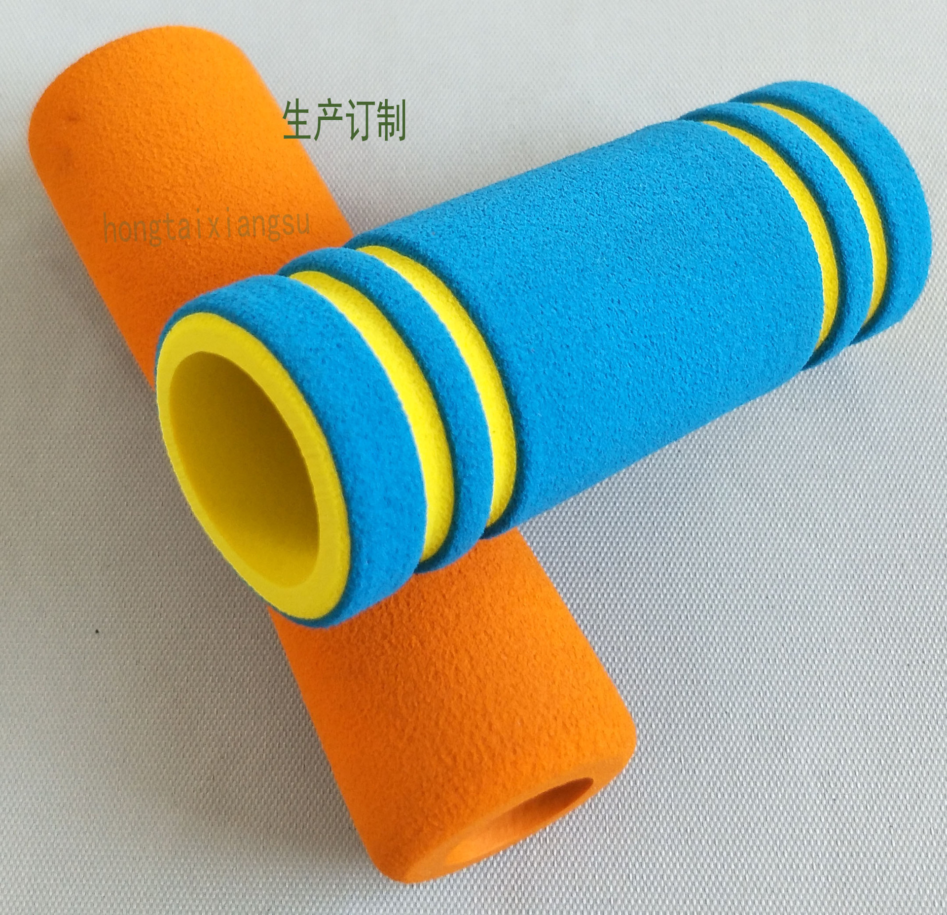多种nbr发泡橡塑管 光面橡塑海绵发泡管 玩具摇马泡棉手柄把套