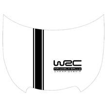 全套WRC机盖贴条纹汽车车头盖引擎盖贴挡挡划痕装饰个性创意拉花