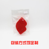 Кухонная чистящая подушечка, которую нелегко испачкать маслом, симпатичная красная губка для чистки губ, прямая продажа с фабрики