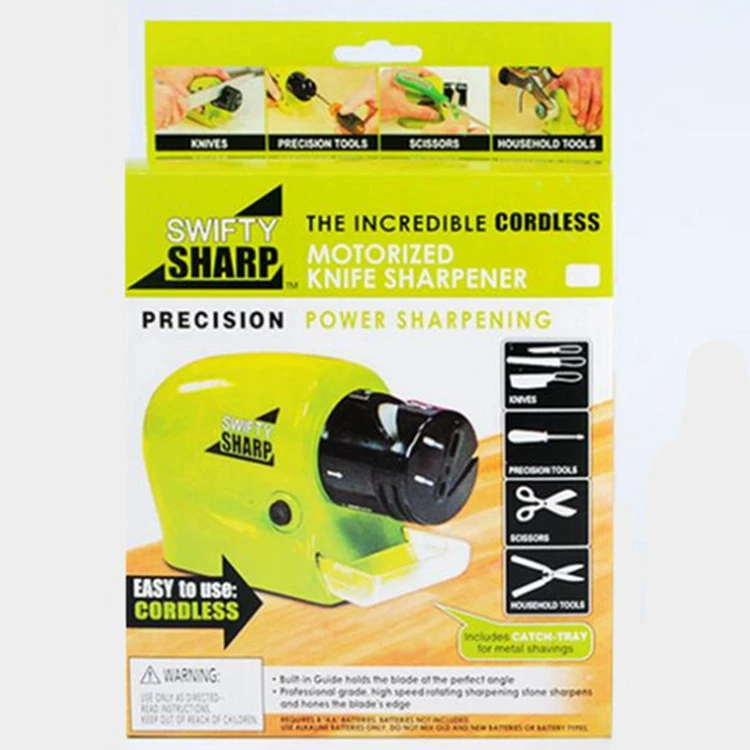 ТВ кухонный гаджет SWIFTY SHARP электрическая быстрая точилка многофункциональные автоматические шлифовальные ножницы посуда