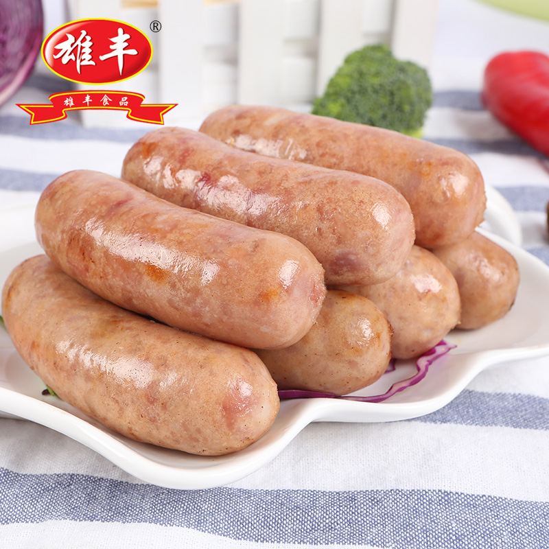 Yuofeng Roast sausage pure authentic meat sausage 1500g about 24 volcanic stone roast sausage hot dog barbecue sausage wholesale