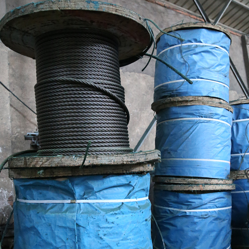 厂家现货供应起重机钢丝绳 耐磨损老化钢丝绳 量大价优