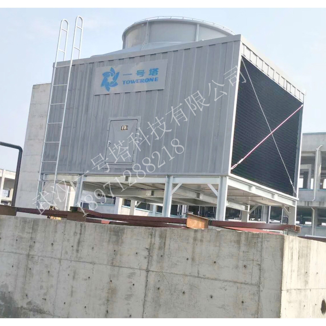 玻璃钢冷却塔 圆形冷水塔散热制冷 凉水塔工业冷却塔厂家